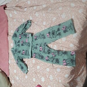 Green and Pink Minnie Mouse Lounger Set